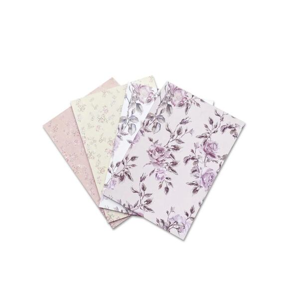 LoveShackFancy Rose Printed Blank Paper Notebooks-Choose 1 of 4 Different Styles - Picture 1 of 5